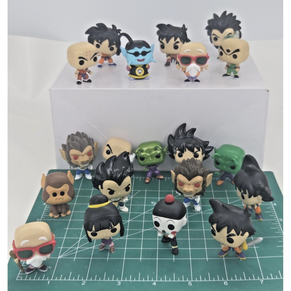 Funko Dragon Ball Z 20pc Mixed Lot Mini Figures Goku Vegeta Krillin No Box